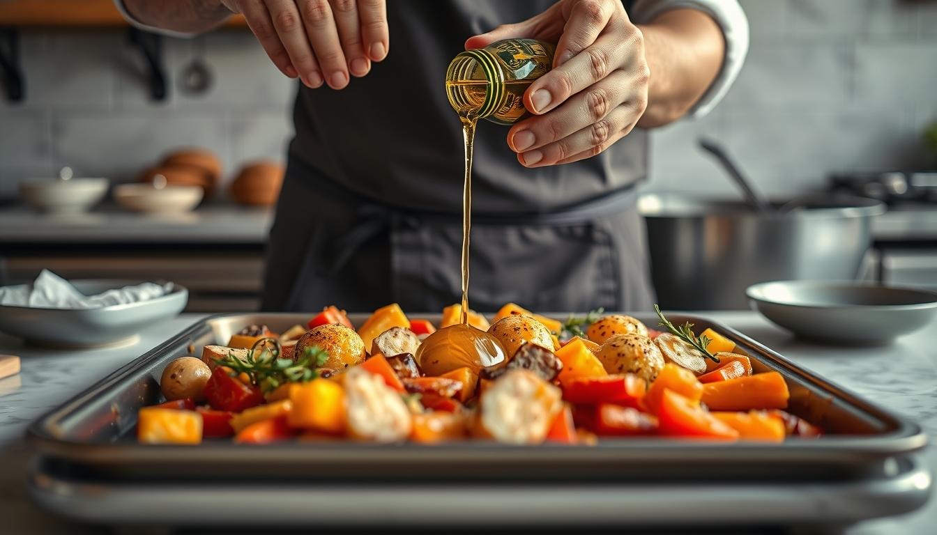Fresh ingredients for healthy home cooking